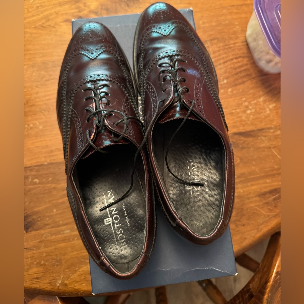 Bostonain Burgundy Men’s Dress Shoes